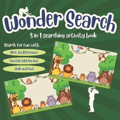 Book cover for Wonder Search - 3 in 1 Searching Activity Book