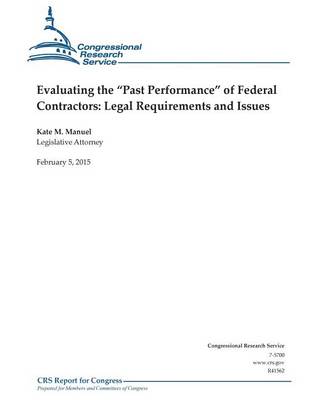 Book cover for Evaluating the "Past Performance" of Federal Contractors