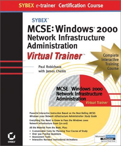 Cover of MCSE Windows 2000 Network Infrastructure Administration e-Trainer