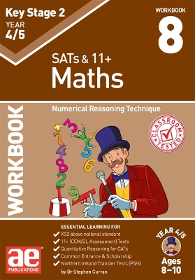 Book cover for KS2 Maths Year 4/5 Workbook 8