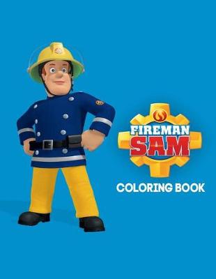 Book cover for Fireman Sam Coloring Book