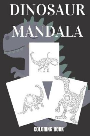 Cover of Dinosaur Mandala Coloring Book