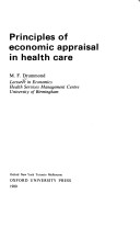 Book cover for Principles of Economic Appraisal in Health Care