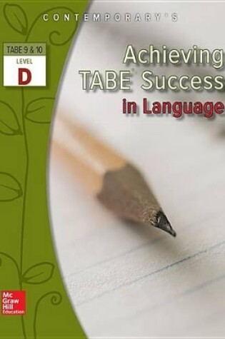 Cover of Achieving Tabe Success in Language, Level D Workbook