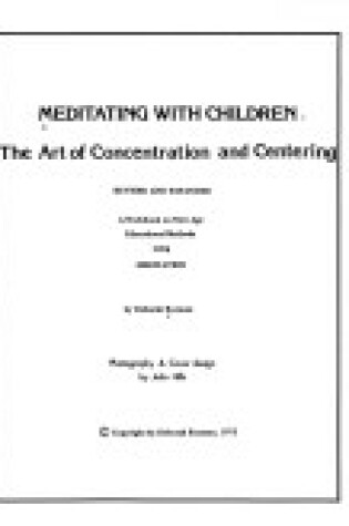 Cover of Meditation with Children