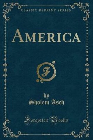 Cover of America (Classic Reprint)