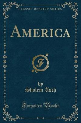 Book cover for America (Classic Reprint)