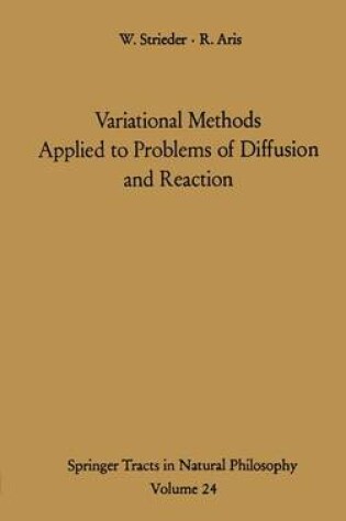 Cover of Variational Methods Applied to Problems of Diffusion and Reaction