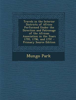 Book cover for Travels in the Interior Districts of Africa