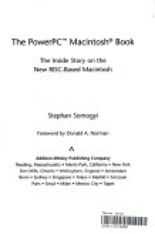 Cover of The PowerPC Macintosh Book