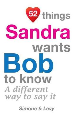 Book cover for 52 Things Sandra Wants Bob To Know