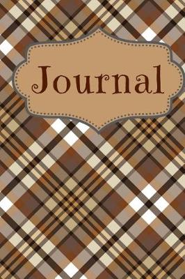 Book cover for Tartan Coffee Color Journal