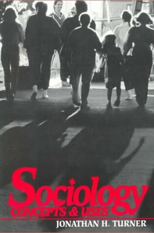 Cover of Sociology: Concepts and Uses