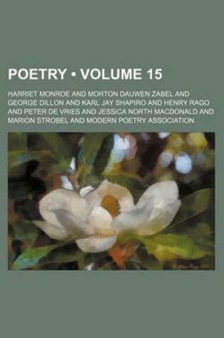Cover of Poetry (Volume 15 )