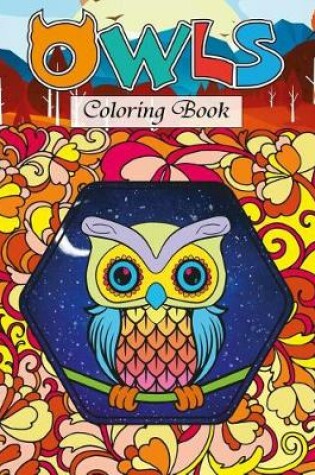 Cover of Owls Coloring Book