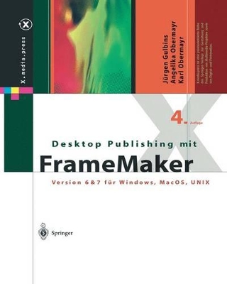 Book cover for Desktop Publishing mit FrameMaker