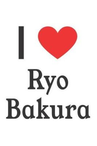 Cover of I Love Ryo Bakura