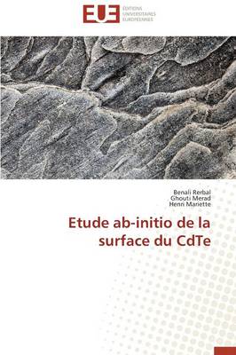 Book cover for Etude Ab-Initio de la Surface Du Cdte