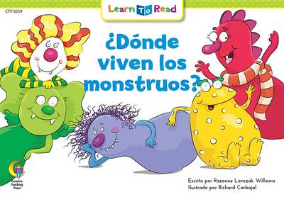 Book cover for Donde Viven Los Monstruos? = Where Do Monsters Live?