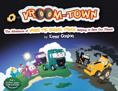 Book cover for The Adventure of Vabis the Scania Truck Helping to Save Our Planet