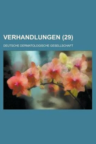 Cover of Verhandlungen (29)