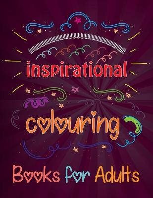 Book cover for Inspirational Coloring Books for Adults