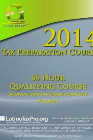 Cover of E-File Group 2014 Tax Preparation Course