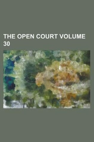 Cover of The Open Court (Volume 21, No.619, C.1)