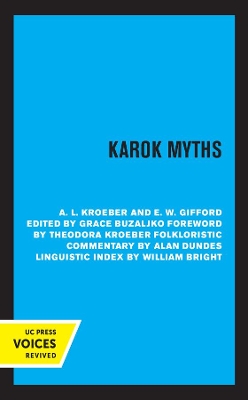 Book cover for Karok Myths