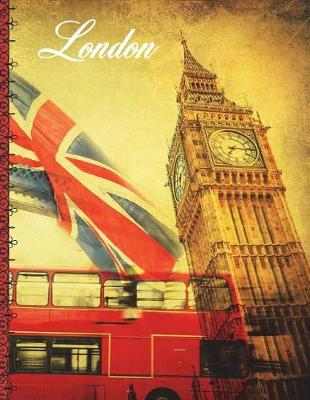 Book cover for London England Travel Journal