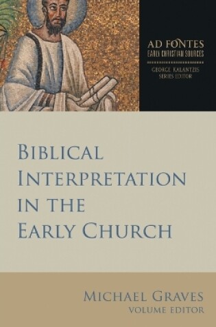 Cover of Biblical Interpretation in the Early Church