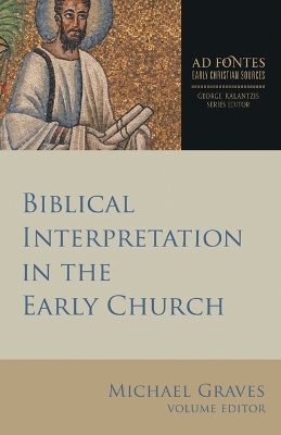 Book cover for Biblical Interpretation in the Early Church