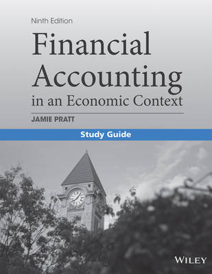 Book cover for Study Guide to accompany Financial Accounting in an Economic Context 9e