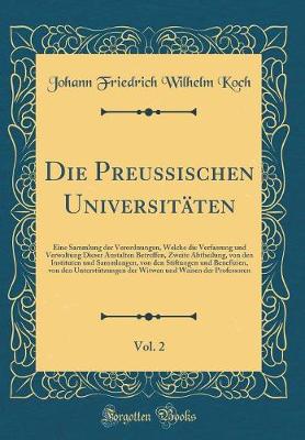 Book cover for Die Preussischen Universitäten, Vol. 2