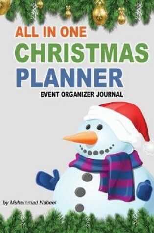 Cover of All in One Christmas Planner - Event Organizer Journal