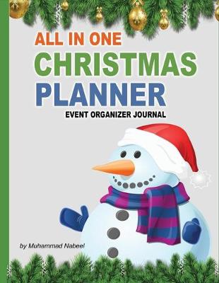 Book cover for All in One Christmas Planner - Event Organizer Journal