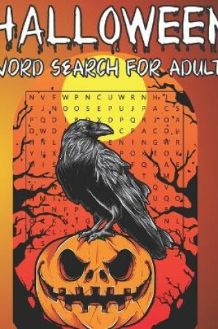 Cover of Halloween Word Search For Adult