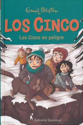 Book cover for Los Cinco En Peligro