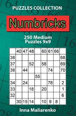 Book cover for Numbricks - 250 Medium Puzzles 9x9