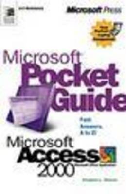 Book cover for Microsoft Pocket Guide to Access 2000