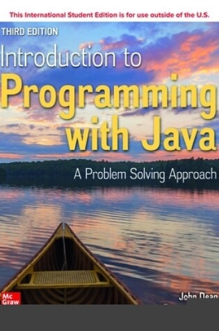 Cover of ISE Introduction to Programming with Java: A Problem Solving Approach