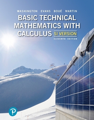 Book cover for Basic Technical Mathematics with Calculus, SI Version