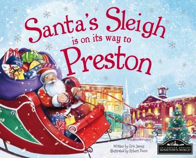 Book cover for Santa's Sleigh is on its Way to Preston