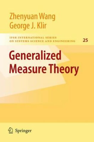 Cover of Generalized Measure Theory