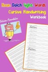 Book cover for Noun Dolch Sight Words Cursive Handwriting Workbook