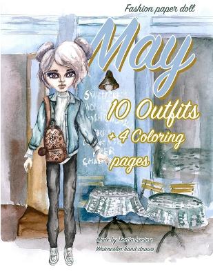 Book cover for Fashion paper doll May