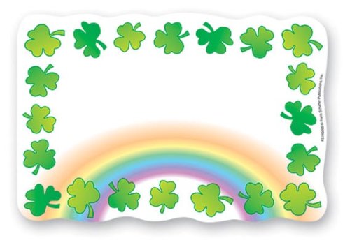 Book cover for Rainbow and Shamrocks Notepad