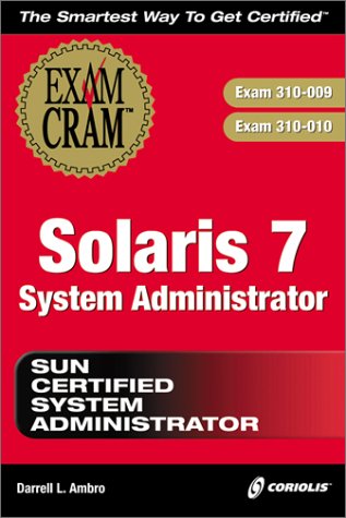 Book cover for Solaris 7 System Administrator Exam Cram