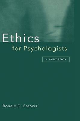 Book cover for Ethics for Psychologists