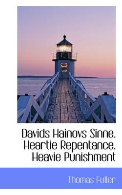 Book cover for Davids Hainovs Sinne. Heartie Repentance. Heavie Punishment